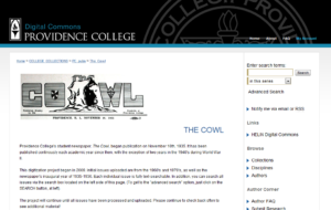 The Cowl - Providence College Publications - Providence College